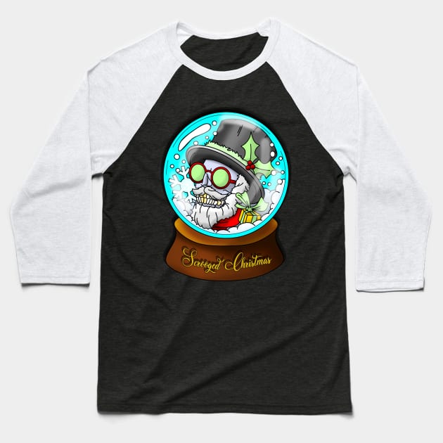 Scrooged Baseball T-Shirt by Tookiester